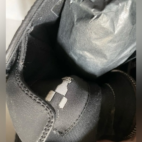 Authentic Rick Owen’s DRKSHDW Twill High Sneaker (Alta Gomma) - Picture 6 of 9